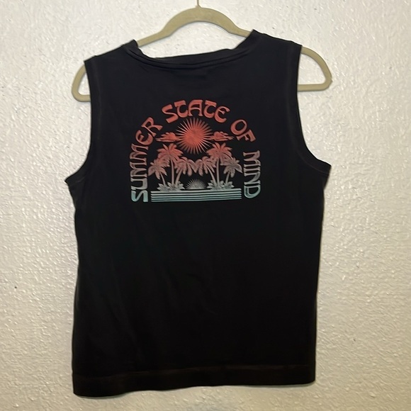 Old Navy black Summer State of Mind, tank top size medium - Picture 8 of 8